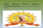 Pandit Shriram Sharma Acharya-Motivational Quotes