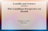Gandhi&health dr pankaj joshi