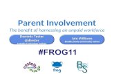 FROG11: Parental Engagement - The benefit of harnessing an unpaid workforce