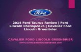 2014 Ford Taurus Review | Ford Lincoln Chesapeake | Cavalier Ford Lincoln Greenbrier