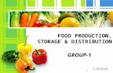 food production distribution & storage in india