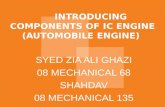 presentation on Introducing components of ic engine (automobile engine), Power plant Engineering book
