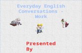 Everyday English Converstions - Work