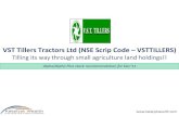 VST Tillers Tractors ltd (NSE Code VSTTILLERS) - Katalyst Wealth Alpha Recommendation