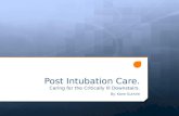 Post Intubation Care