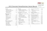 2012 Chevrolet Tahoe Owner's Manual