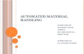 Automated material handling org PEC UNIVERSITY TECHNOLOGY