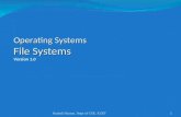 Lecture 14,15 and 16  file systems