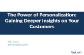 RapLeaf: The Power of Personalization - gaining deeper insights to your customers