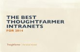 ThoughtFarmer Best Intranets 2014