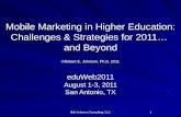 Mobile Marketing in Higher Education