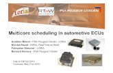 Multicore scheduling in automotive ECUs