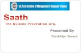Saath the suicide prevention org.