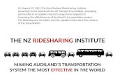 NZ Ridesharing Institute to Auckland Council