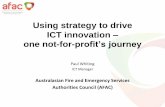 Using strategy to drive ICT innovation – One not-for-profit's journey - Paul Whiting