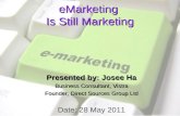 E marketing is still marketing