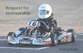Michael kelly request for sponsorship