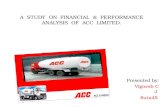 A  study  on  financial  &  performance analysis  of acc limited