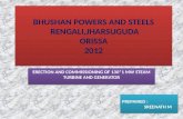 Bhushan powers and steels thalkuli,regali