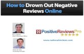 How to Drown Out Negative Reviews Online