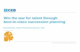 Win The War For Talent Through Best-In-Class Succession Planning, David Edwards