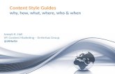 Content Marketing Style Guides