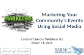Marketing Your Community's Events Using Social Media