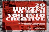 Ogilvy - 20 Quotes to Rich You into Creative