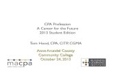 The CPA & Accounting Career - MACPA Student Edition