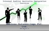 Internal Auditor Australia Immigration Services