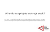 Why do employee surveys suck