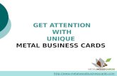 Metal Business Cards Are a Solid Investment