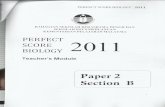 Perfect Score Biology Paper 2 (Module 2)