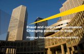 Findings from India Fraud Survey 2012: Fraud and Corporate Governance - Changing Paradigm in India