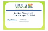 Getting Started with Calc Manager for HFM