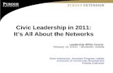 Civic Leadership in 2011: It's All About the Networks