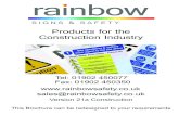 Rainbow Signs & Graphics Custom Construction Brochure 2014