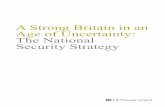 The National Security Strategy UK