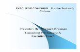 Executive Coaching...For the Seriously Curious