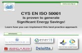 CYS EN ISO 50001 is Proven to Generate Significant Energy Savings! (Part 3 of 3)