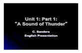 "A Sound of Thunder" Presentation