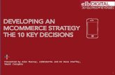 Developing an Mcommerce Strategy - 10 Key Decisions