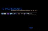 10 Ingredients for Restaurant Websites That Sell
