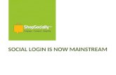 Social Login – Customers say it’s a good solution