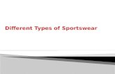 Different Types of Sportswear