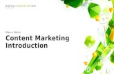 Content Marketing Introduction (Marco Seiler, SYZYGY Group)