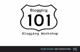 Corporate Blogging Workshop