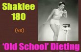 Weight Loss in 2014 Old school vs Shaklee 180