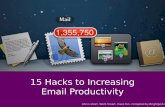 15 Hacks to Increasing Email Productivity