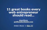 11 books every web entrepreneur should read